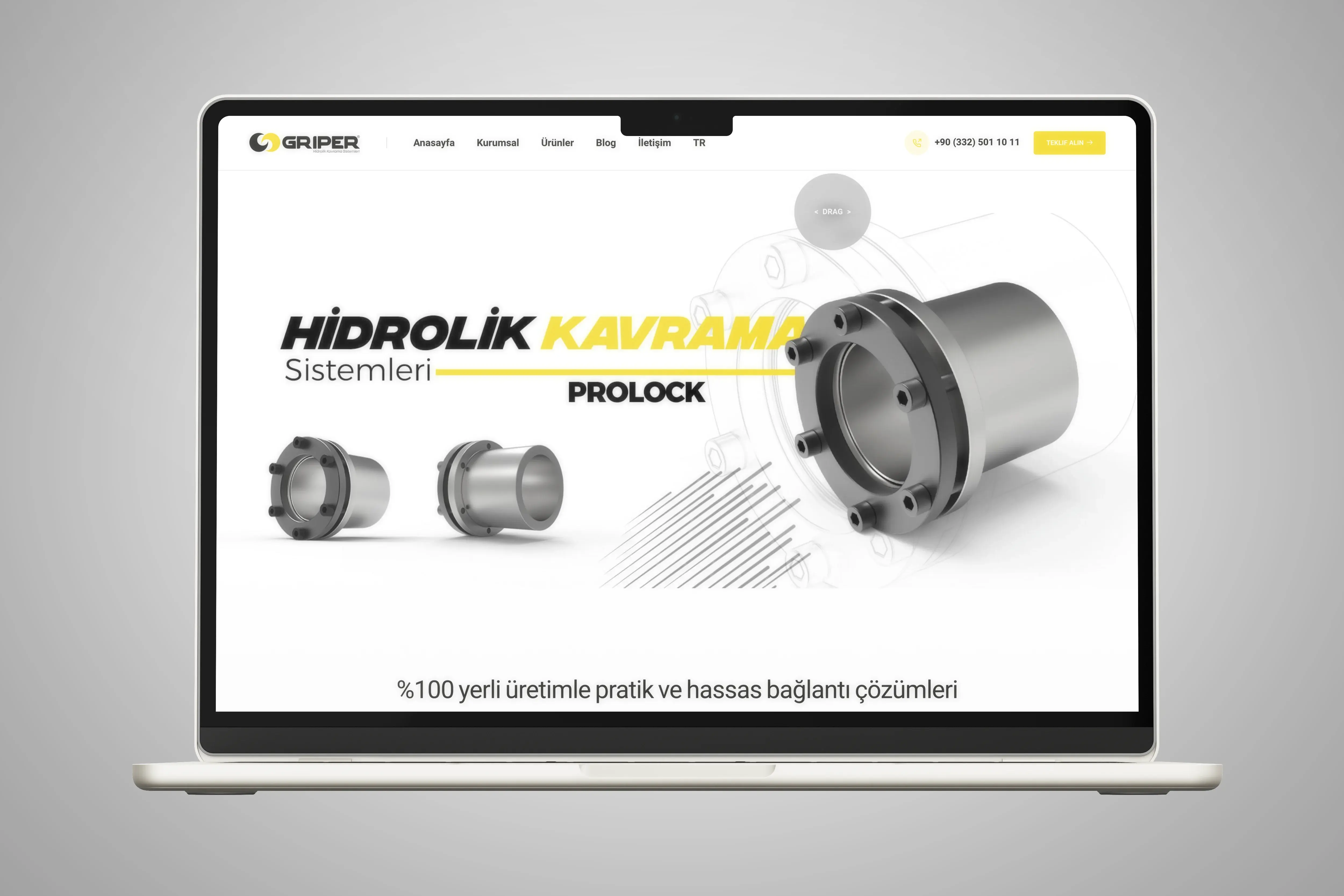 Konya Meram Griper Web Sitesi Web Tasarım Projesi