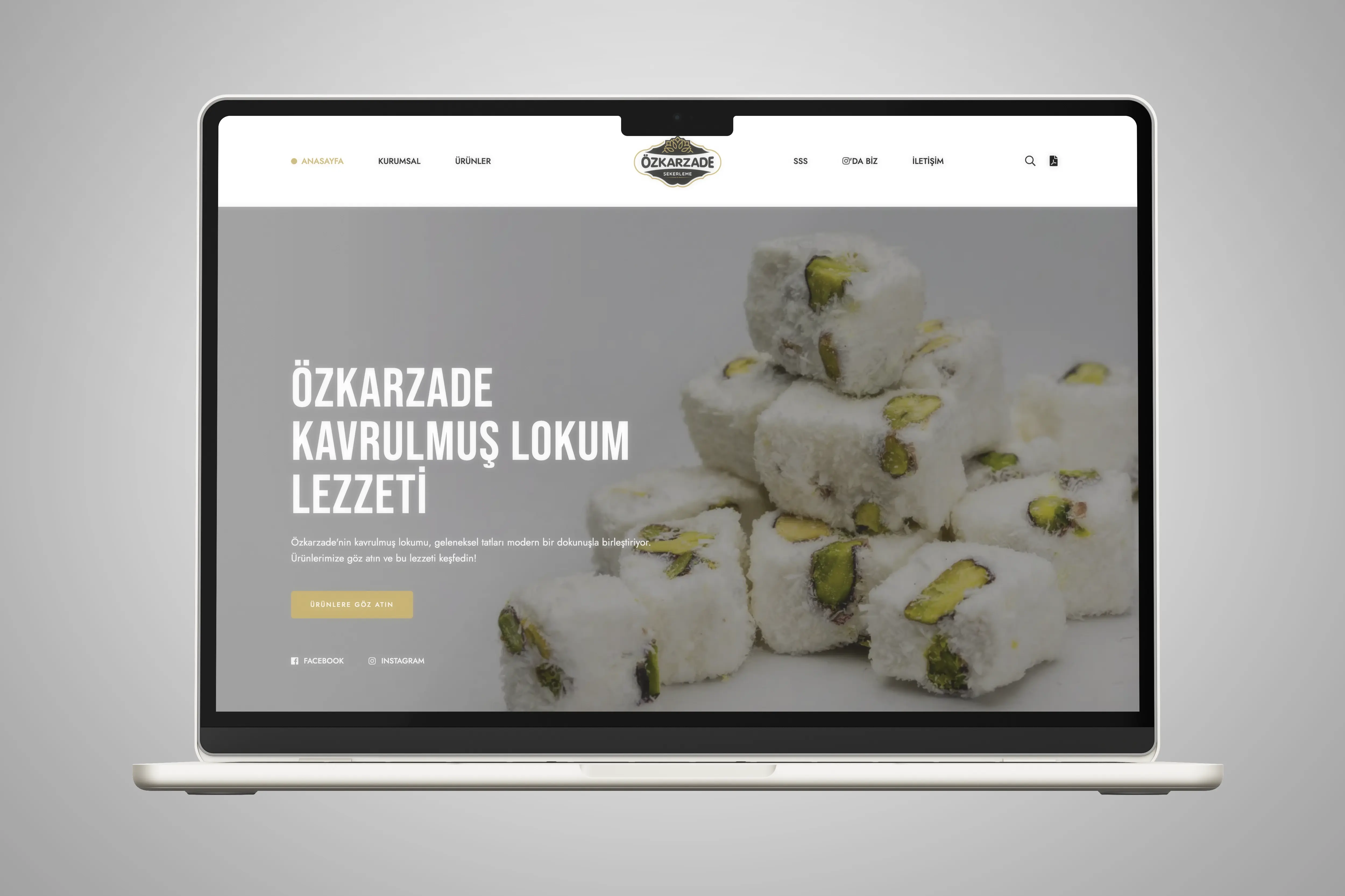 Konya Meram Özkarzade Şekerleme Web Tasarım Projesi